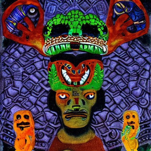 Image similar to portrait of xolotl