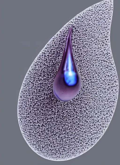 Prompt: portrait of a stunningly beautiful water drop, infinite