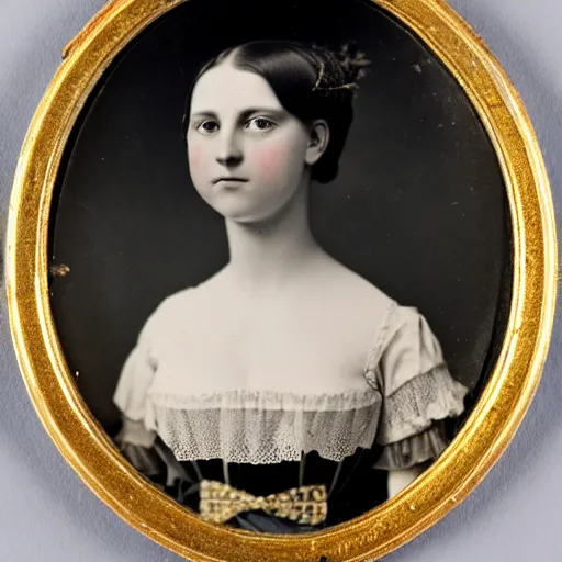 Image similar to a german young adult princess, circa 1 8 5 8