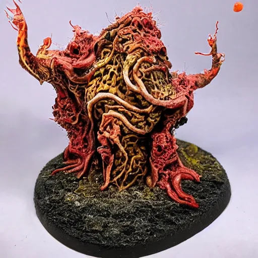 Prompt: infinite measles on a deformed hideous pustule covered caustic slime blob, sores, bumps, skin wounds, surface hives, growths, horror of deepest subconscious, fantasy slime eldritch scenery, highly detailed crimson aura