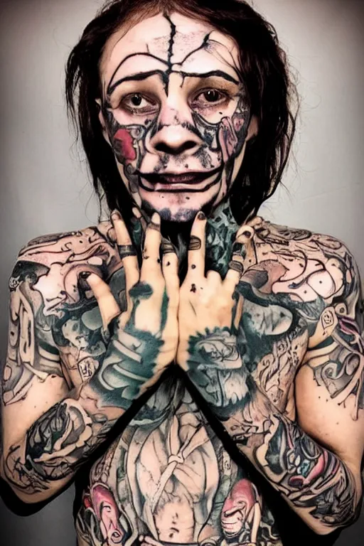 Free Photo Prompt | Scary Horror Tattoo Designs