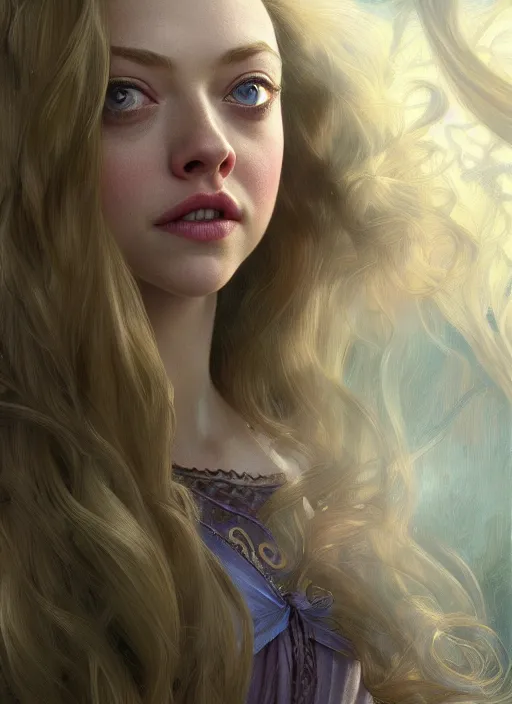beautiful young happy amanda seyfried as the rapunzel | Stable ...