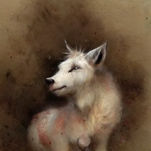 Image similar to ( ( ( ( ( 🐃🦊🐷🦄🐩. muted colors. ) ) ) ) ) by jean - baptiste monge!!!!!!!!!!!!!!!!!!!!!!!!!!!