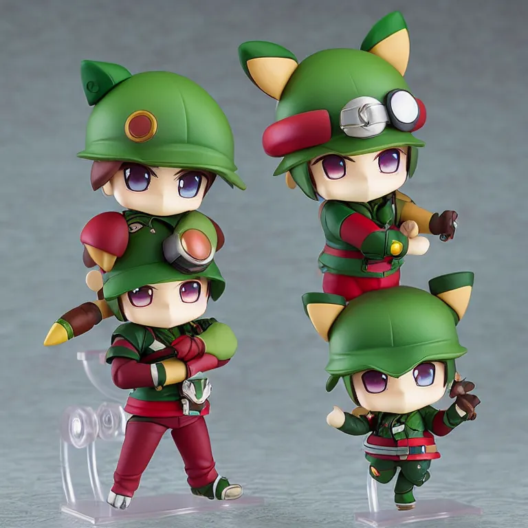 Image similar to teemo, an anime nendoroid of teemo, figurine, detailed product photo