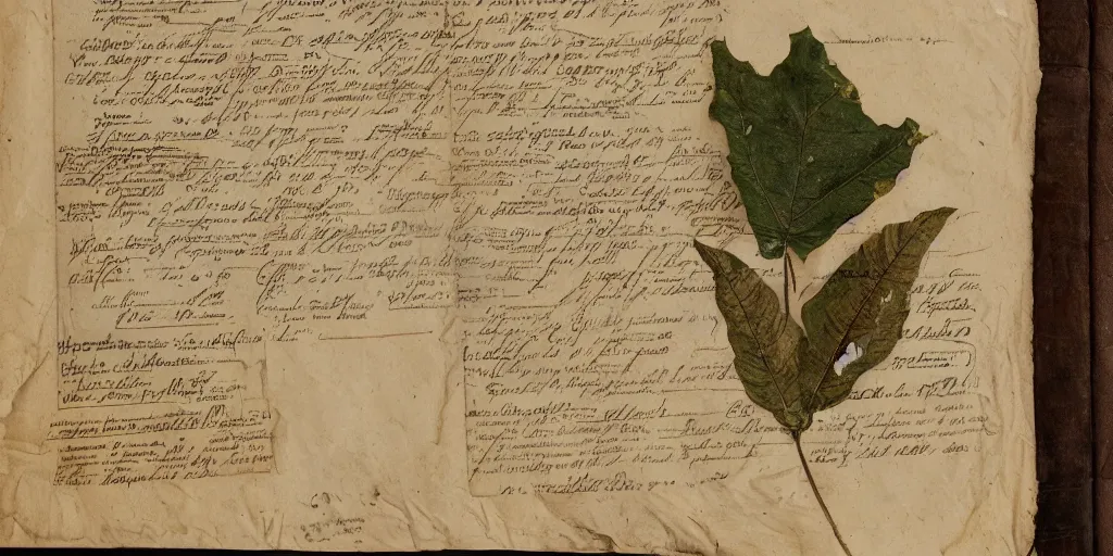 Prompt: old scientific documents, in color, nature, leaf, flowers, birds, australia, aged paper, texture, highly detailed, lots of pictures, close up, no text
