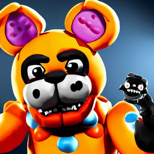 Prompt: drake five nights at freddys