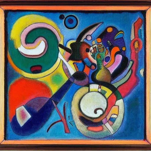 Prompt: a biomechanical talisman of compassion by kandinsky, pollock, mark rothko, malevich