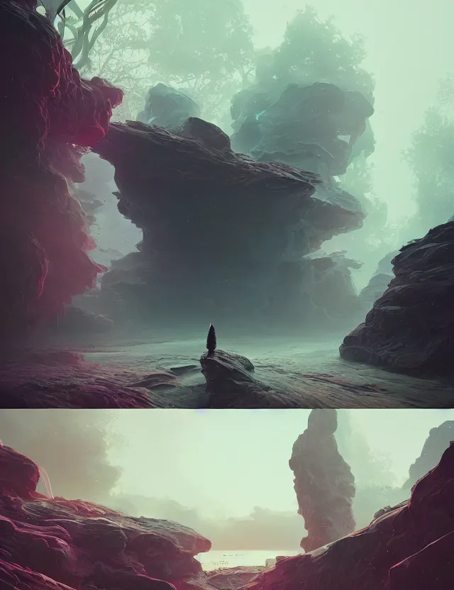 Image similar to liminal space, artwork by tooth wu and wlop and beeple and greg rutkowski