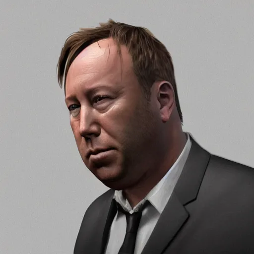 Image similar to hyperrealistic mixed media image of info wars alex jones crying on the toilet, stunning 3 d render inspired art by xiang duan and thomas eakes and greg rutkowski, perfect facial symmetry, hyper realistic texture, realistic, highly detailed attributes and atmosphere, dim volumetric cinematic lighting, 8 k octane detailed render, post - processing, masterpiece,