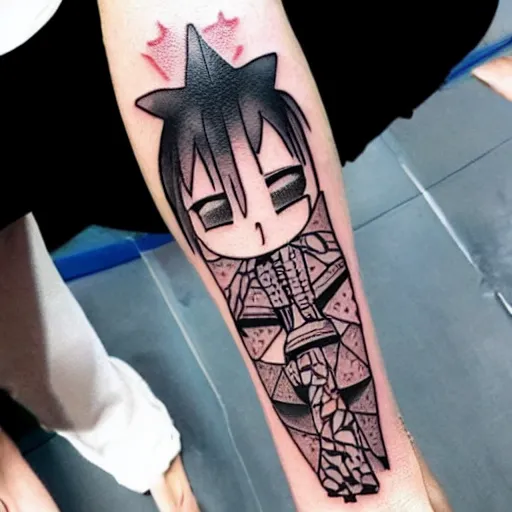 Image similar to anime tattoo