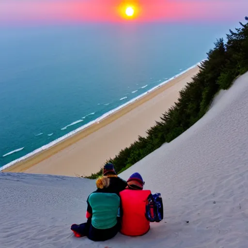 Image similar to watching the sun go down at the dune du pilatus in France