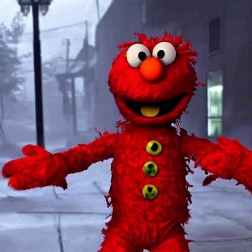 Image similar to elmo finds out he has feelings for freddy krueger, ultra realistic cinematic quality, 8 k, hdr, super detailed, moody atmosphere, film noir but in full colour