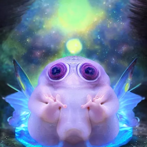 Prompt: dreamy realistic fairy tardigrade