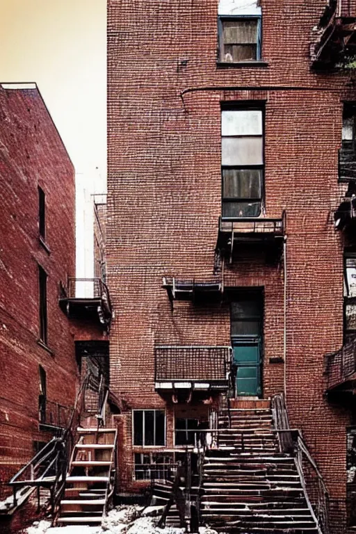 Prompt: (((((a ramshackle manhattan brick brownstone deep in the forest))))) by Hethe Srodawa!!!!!!!!!!!!!!!!!!!!!!!!!!!