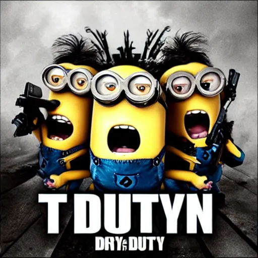 Image similar to Call of the duty: Minions edition
