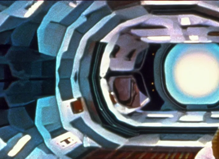 Prompt: deleted spaceship scene from the 1 9 6 8 science fiction film 2 0 0 1 : a space odyssey