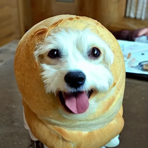 Image similar to bread dog