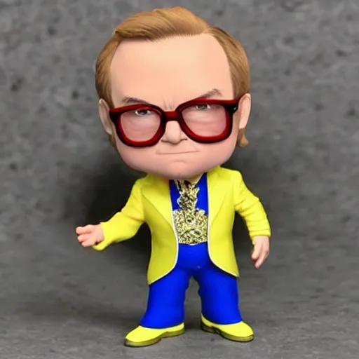 Prompt: elton john funko pop