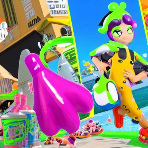 Image similar to big man splatoon 3