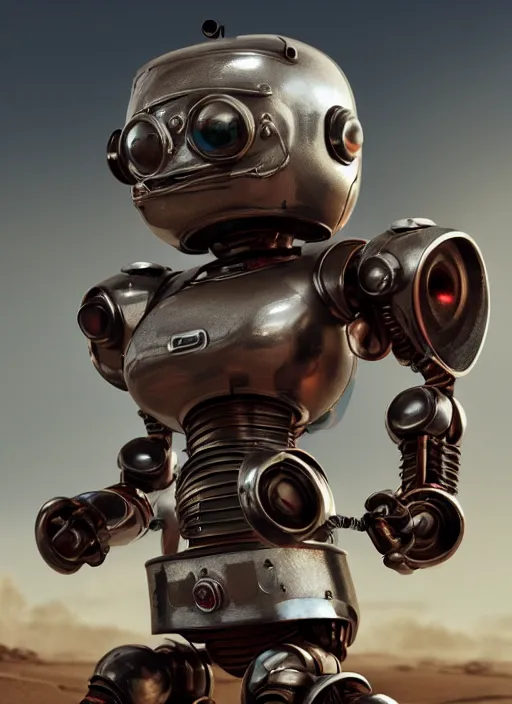 Prompt: highly detailed closeup, profile portrait of a tin toy robot apocalypse, bikini, unreal engine, nicoletta ceccoli, mark ryden, earl norem, lostfish, global illumination, detailed and intricate environment