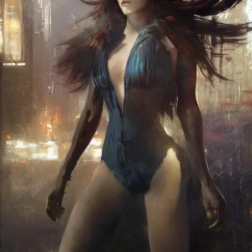 Prompt: bella thorne and emma watson, hyperrealistic full figure, bladerunner street, art of elysium by jeremy mann and frank frazetta and alphonse mucha, fantasy art, photo realistic, dynamic lighting, artstation, full figure poster, volumetric lighting, very detailed face, 4 k, award winning