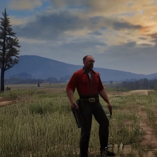 Image similar to Alexander Lukashenko in Red Dead Redemption 2