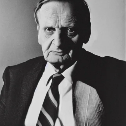 Prompt: portrait of olof palme