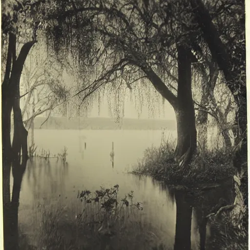 Image similar to Victorian Photograph of a swamp