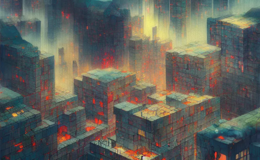 Prompt: the amazing floating brutalist city, fantasy. intricate, amazing composition, colorful watercolor, by ruan jia, by maxfield parrish, by marc simonetti, by hikari shimoda, by robert hubert, by zhang kechun, illustration, gloomy