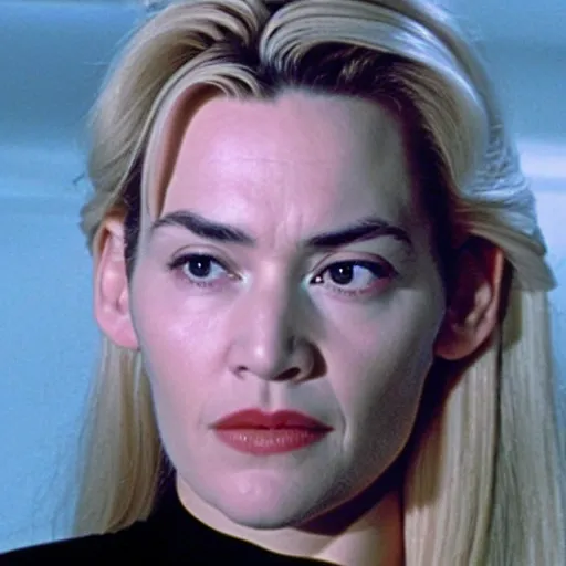 Image similar to kate winslet in star trek as a borg