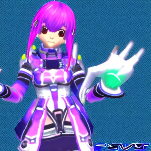 Image similar to phantasy star online rappy