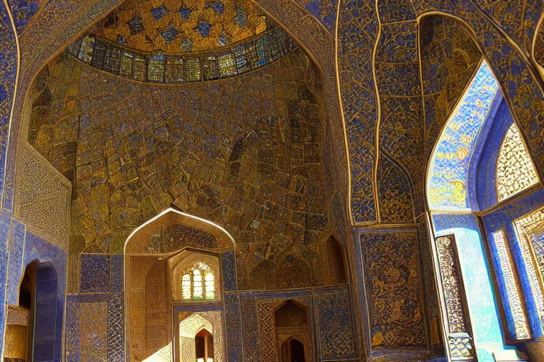 Prompt: award winning national geograph photograph of isfahan gothic cathedral