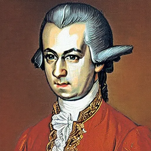 Image similar to mozart commits arson