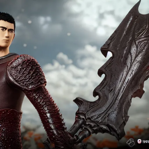 Prompt: guts from berserk, unreal engine