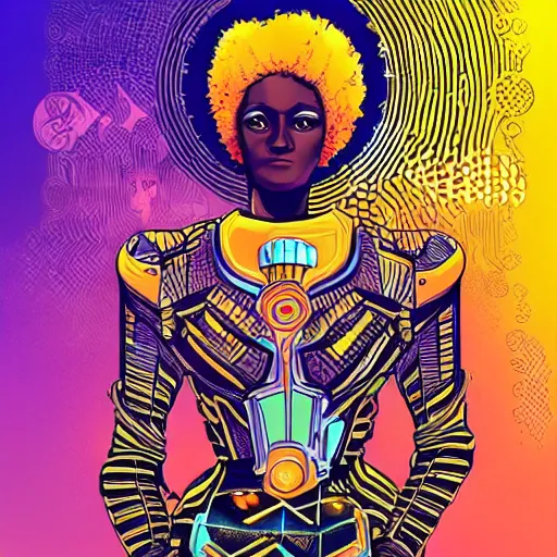 Prompt: afrofuturism