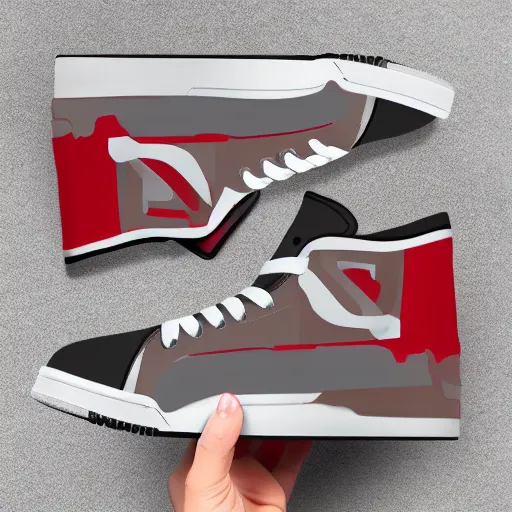 Image similar to jordan sneakers based off ezio auditore