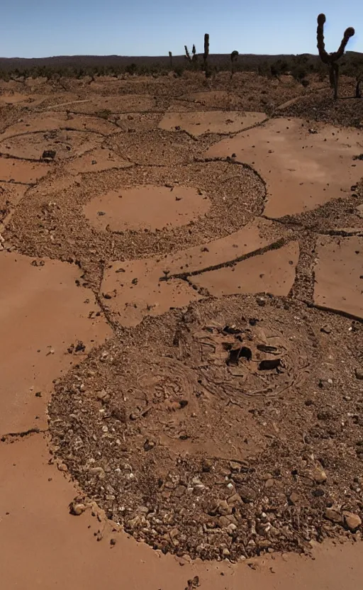 Prompt: bioremediation desert architecture