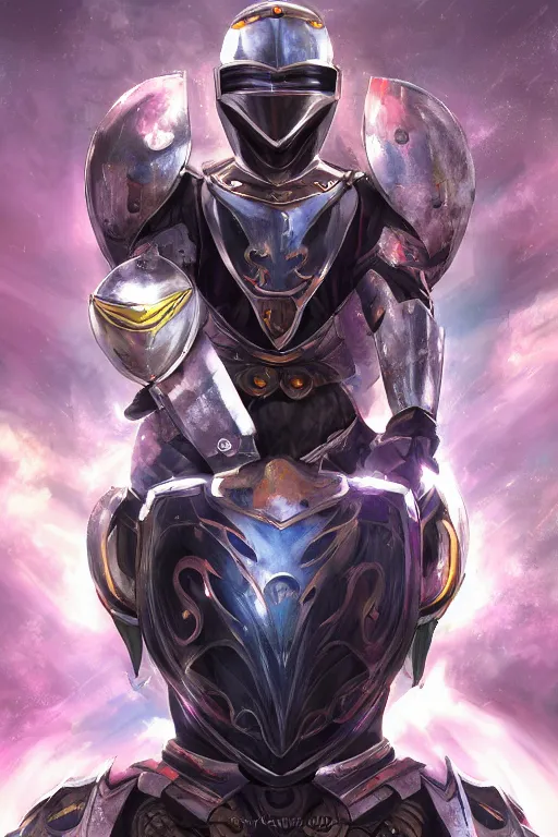 Image similar to helmet armor guardian destiny in witch queen illumination ray tracing hdr fanart arstation by sung choi robot ninja mask and eric pfeiffer and gabriel garza and casper konefal