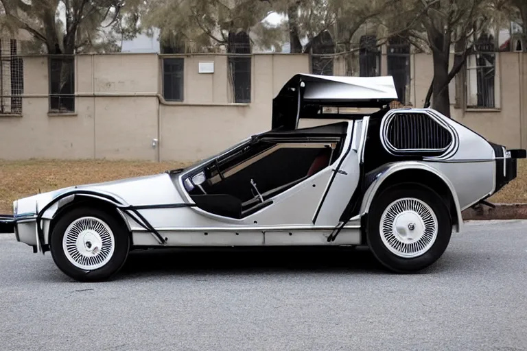 Prompt: sedan 1 9 2 2 delorean