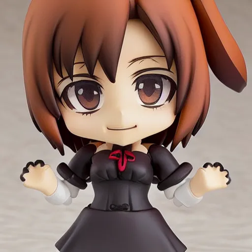 Image similar to cute nendoroid of a skeleton girl