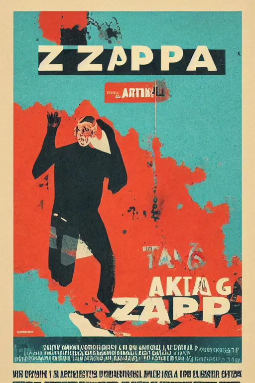 Image similar to poster for an exhibition called zapzarap : the art of taking away