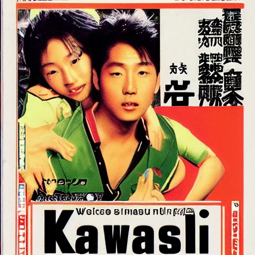 Image similar to kawasaki h 2 japanese vhs tape cover art