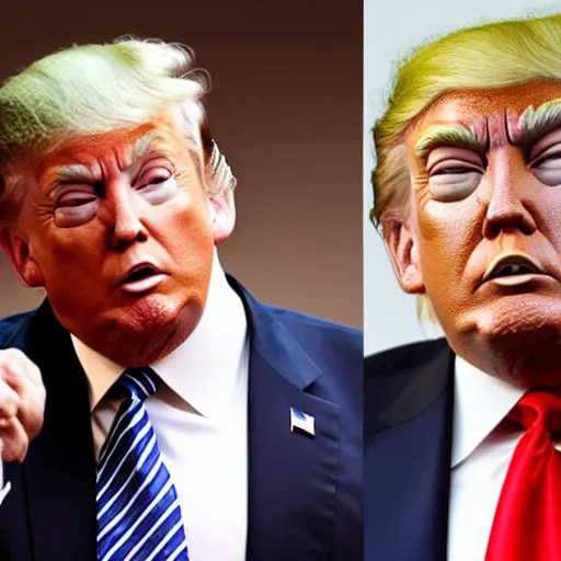 Image similar to donald trump is in cosplay of sun wukong