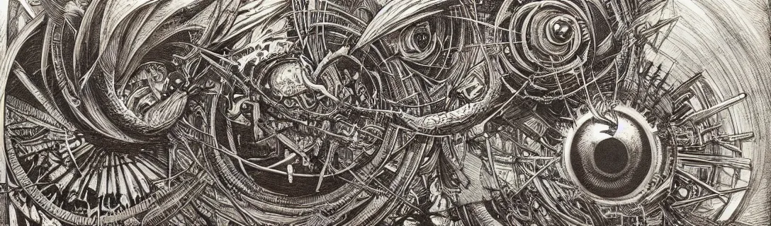 Image similar to dystopia by aaron horkey