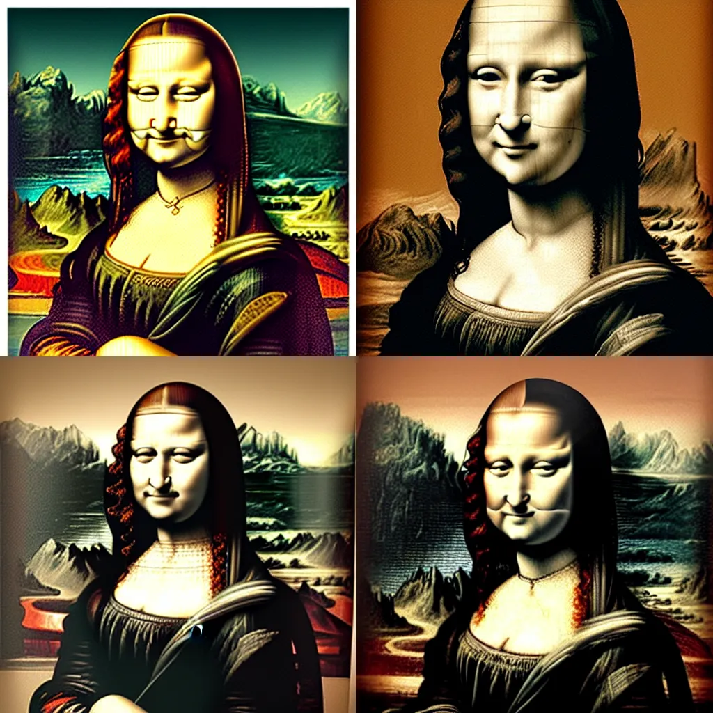 Prompt: monalisa hyper realistic art