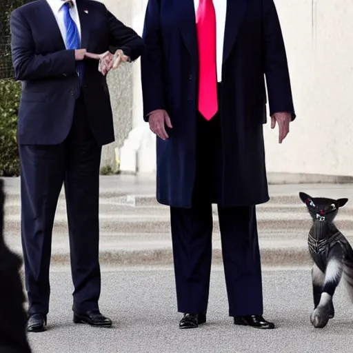 Image similar to donald trump wearing the marvel black panther costume with no mask and his face is showing, sharp