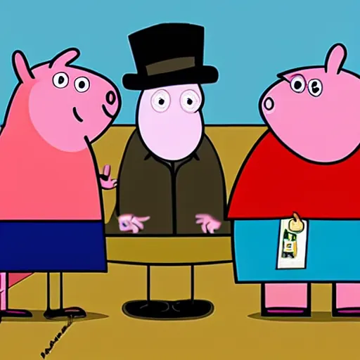 Image similar to karl marx peppa pig