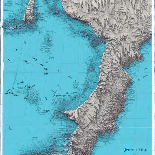 Image similar to chart map oregon coastline imagery ocean continental shelf blue water