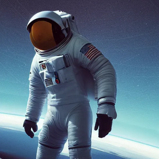 Image similar to full body portrait, astronaut octane render, 1 6 k