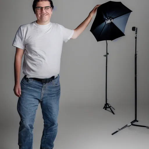 Prompt: average stable diffusion beta user, portrait, studio lighting